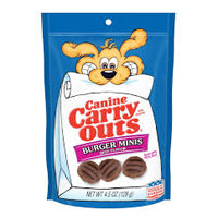 Canine Carry Outs Burger Minis beef Flavor