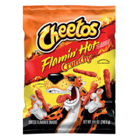 Cheetos Flamin hot flavoured