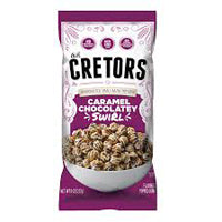 Cretors Caramel chocolatey swirl popcorn