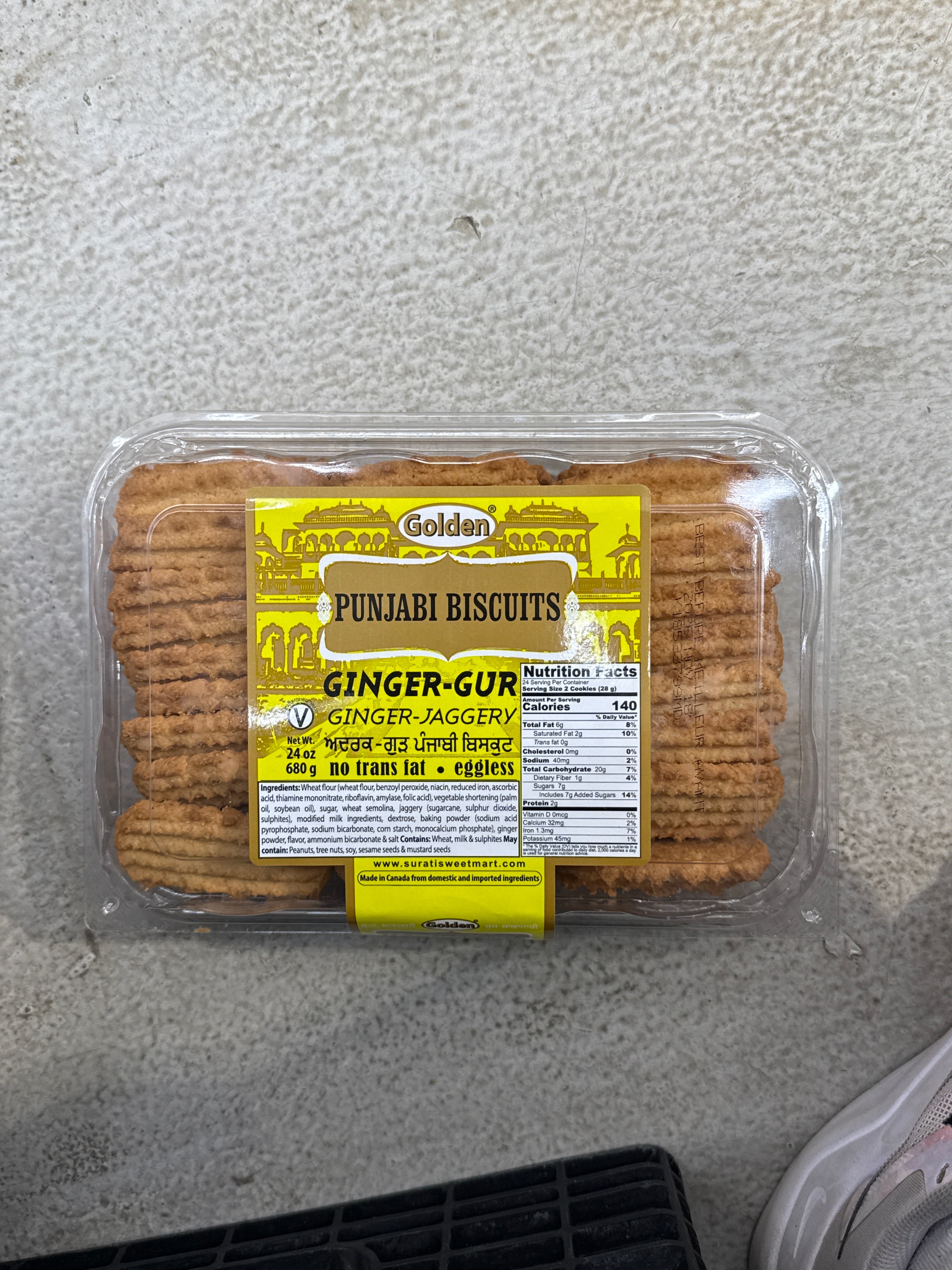Golden Ginger-Gur Biscuits
