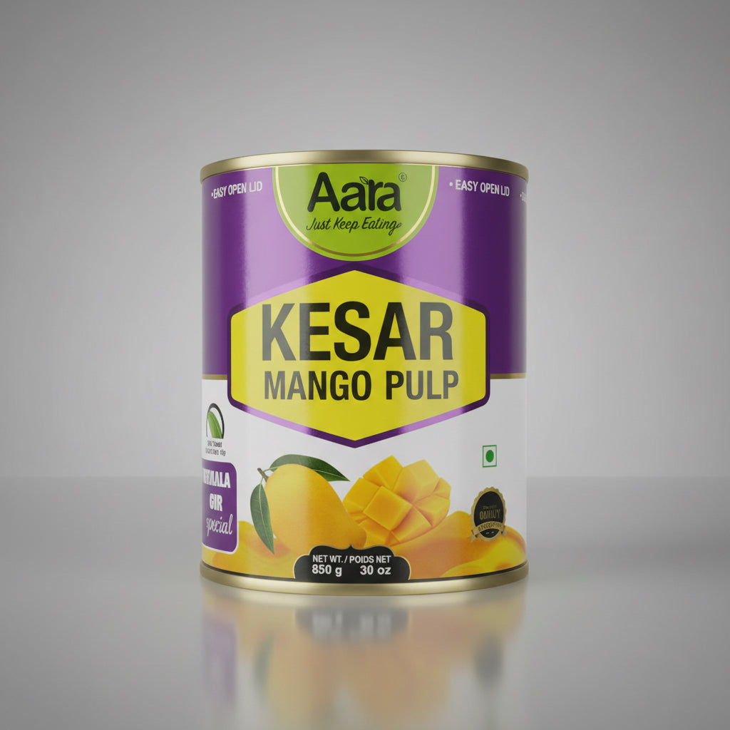 Aara kesar mango pulp