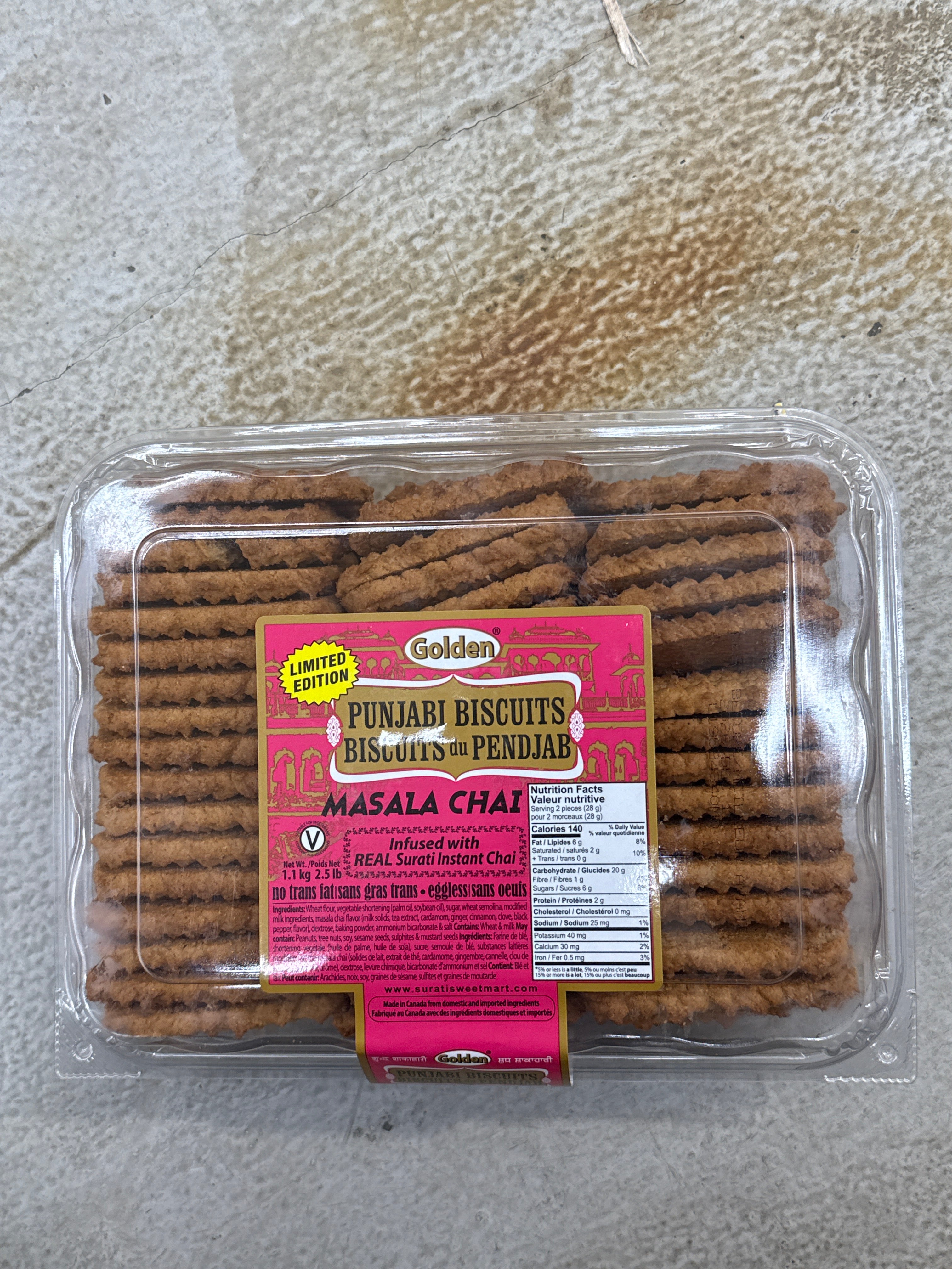 Golden Masala Chai Biscuits