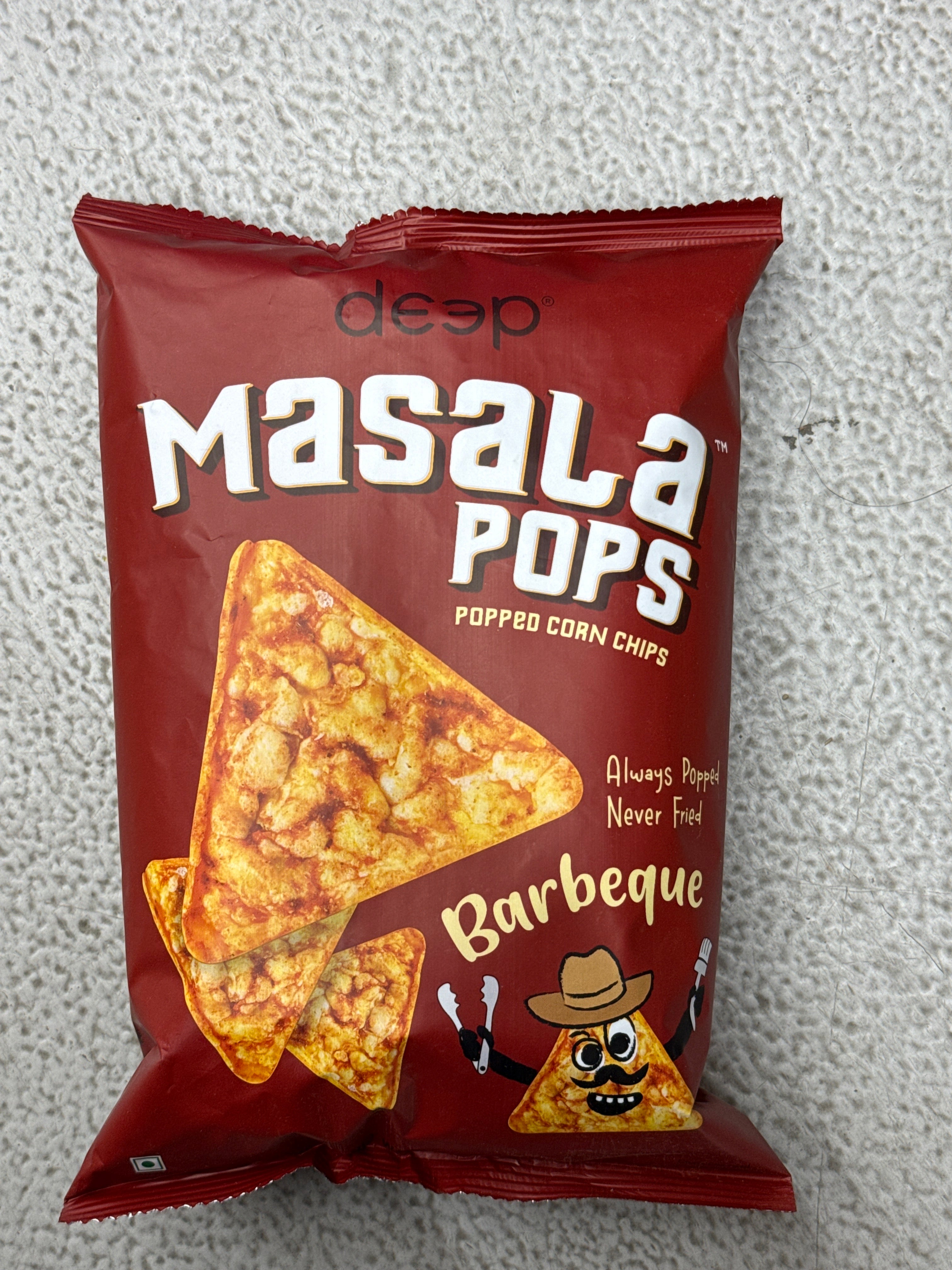 Deep Masala Pops (Popped corn chips)