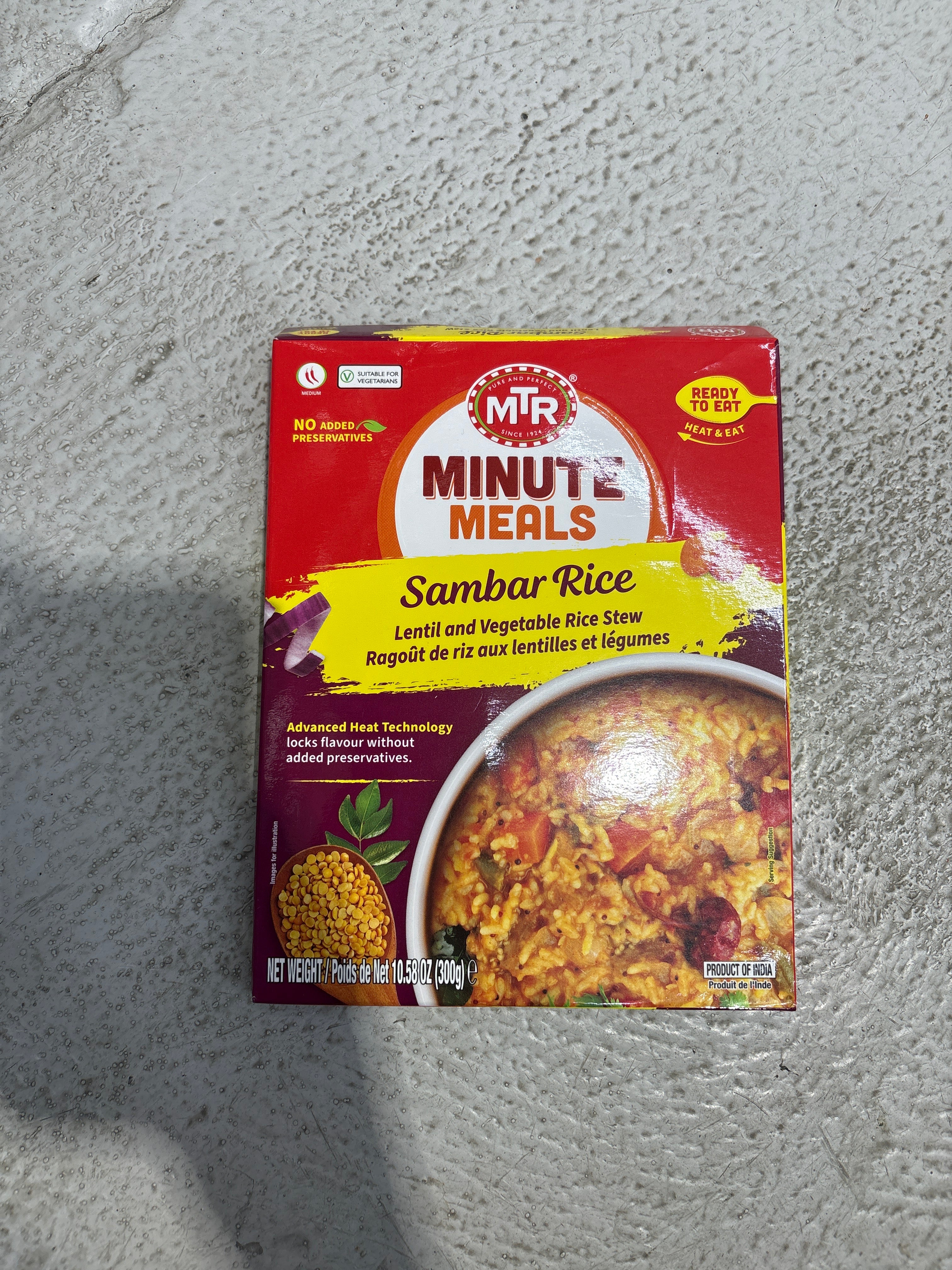 MTR sambar rice