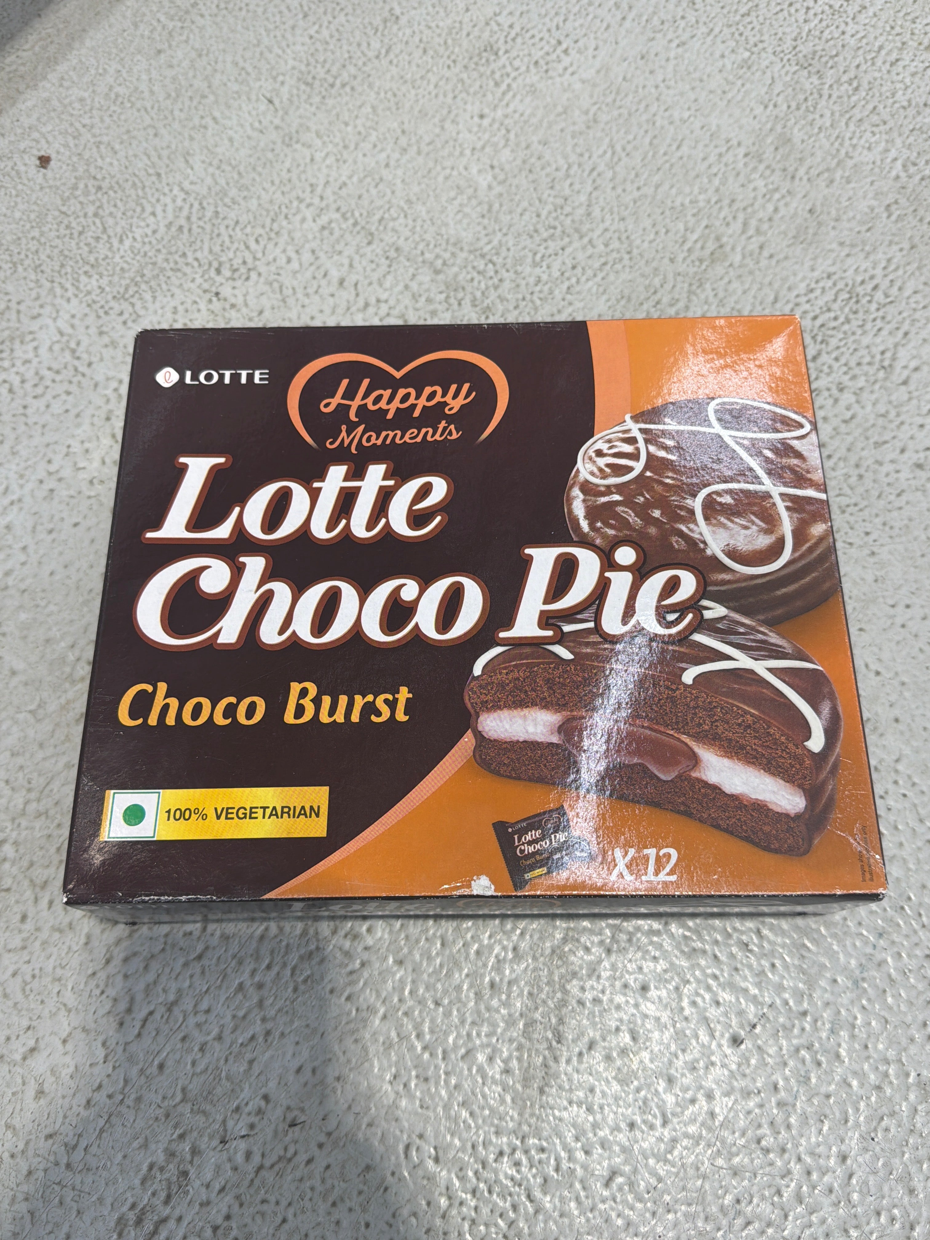 Lotte choco pie choco burst
