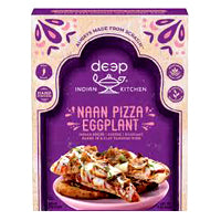 Deep Naan Pizza Eggplant