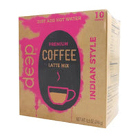 Deep Premium coffee latte mix 10 packs