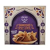 Deep Samosas Spicy Lentil 24 samosas