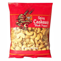 Deep black pepper cashews