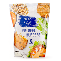 Deep falafel burgers (4 patties)