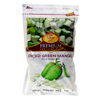 Deep premium diced green mango