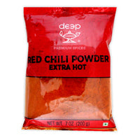 Deep red chili powder extra hot
