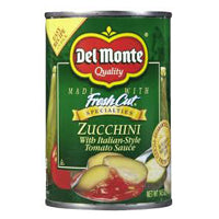 Del Monte Zucchini with Italian style Tomato Style