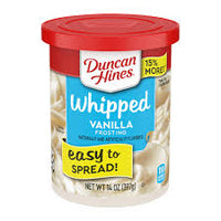 Duncan Hines whipped Vanilla