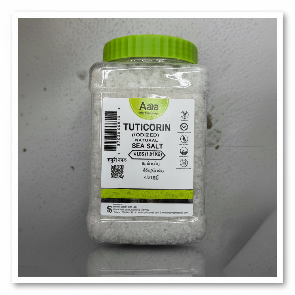 AARA TUTICORIN NATURAL SEA SALT IODIZED SEA SALT