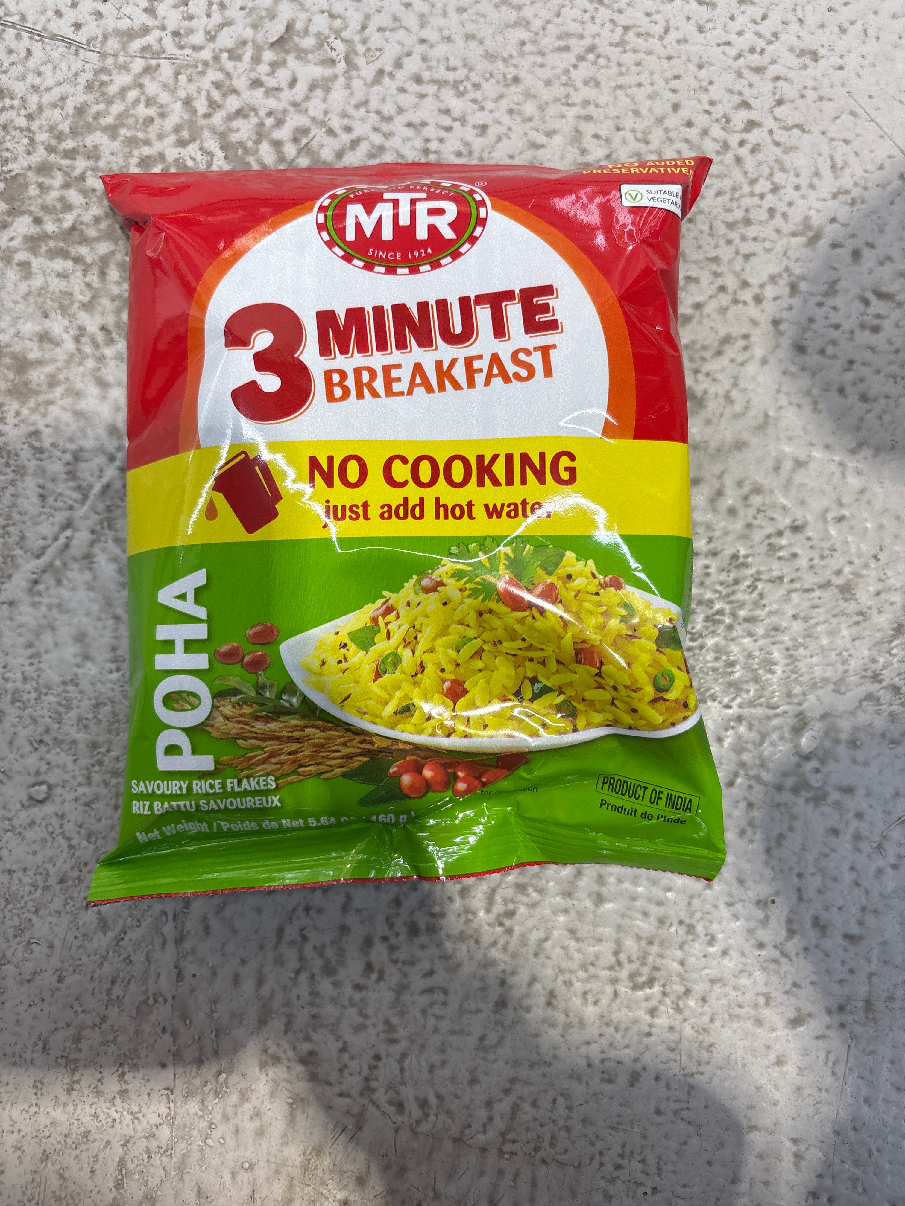 MTR 3 min poha