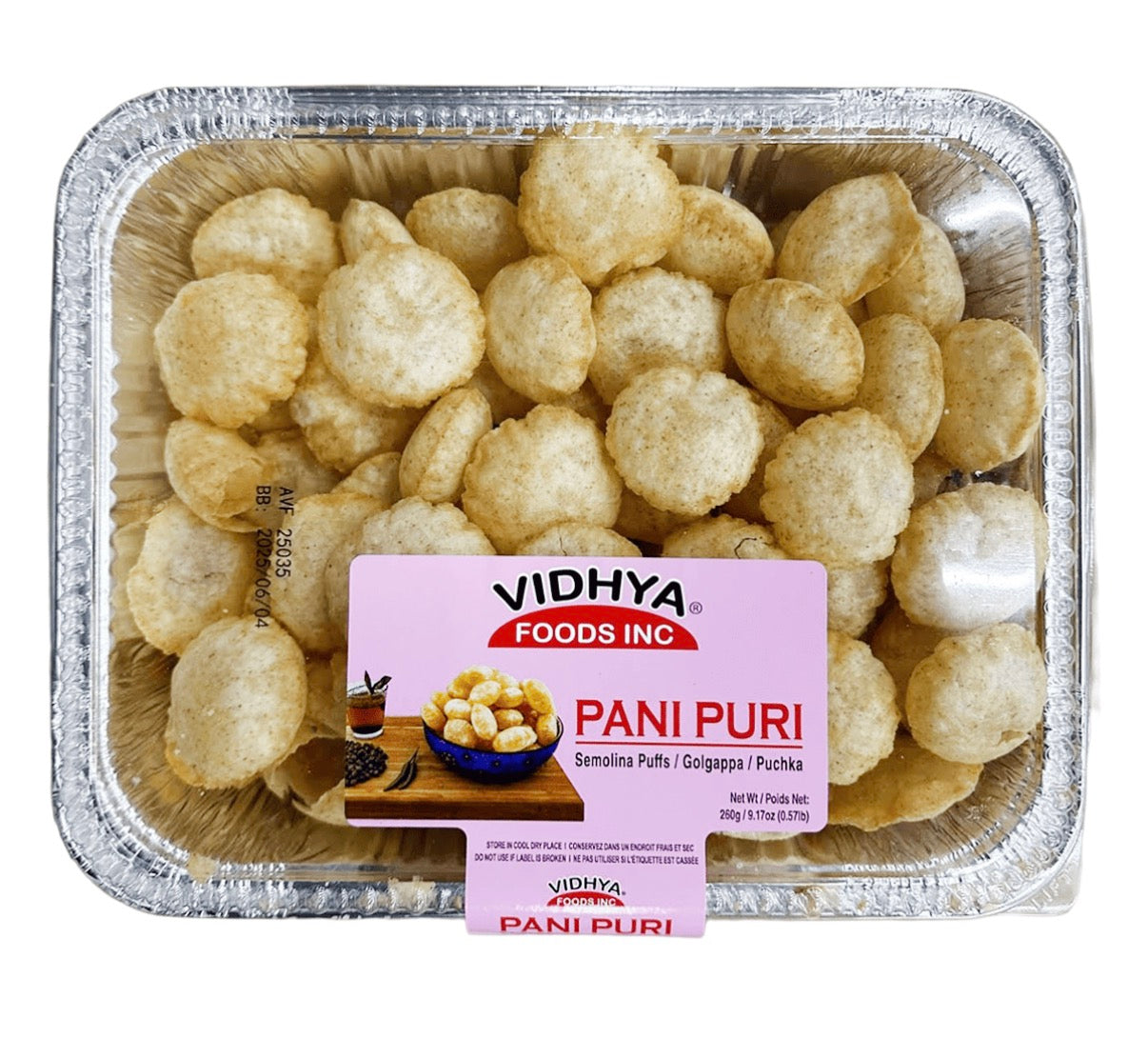 Vidhaya Pani Puri Tray
