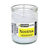 Goya Novena Candle - white