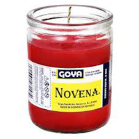 Goya Novena candle - red
