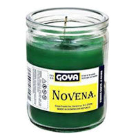 Goya novena candle - Green
