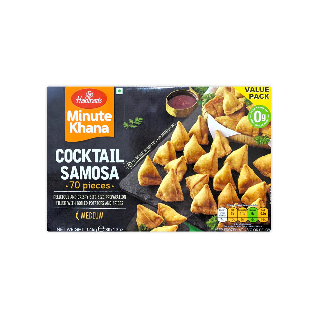 Haldiram’s Cocktail Samosa (70 Pieces)