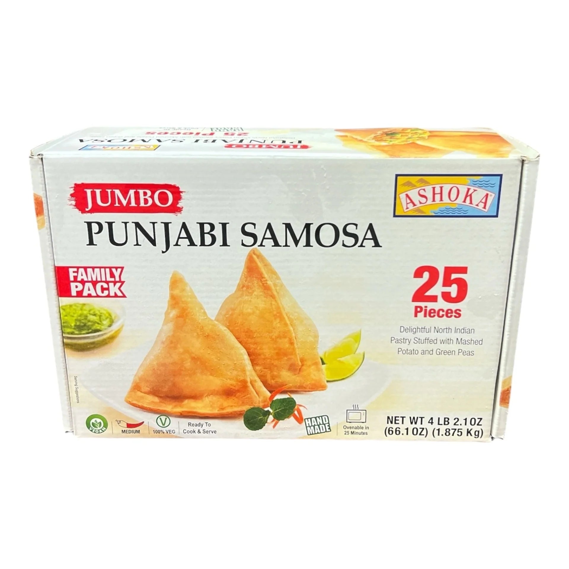 Ashoka Jumbo Punjabi Samosa (25 Pieces)
