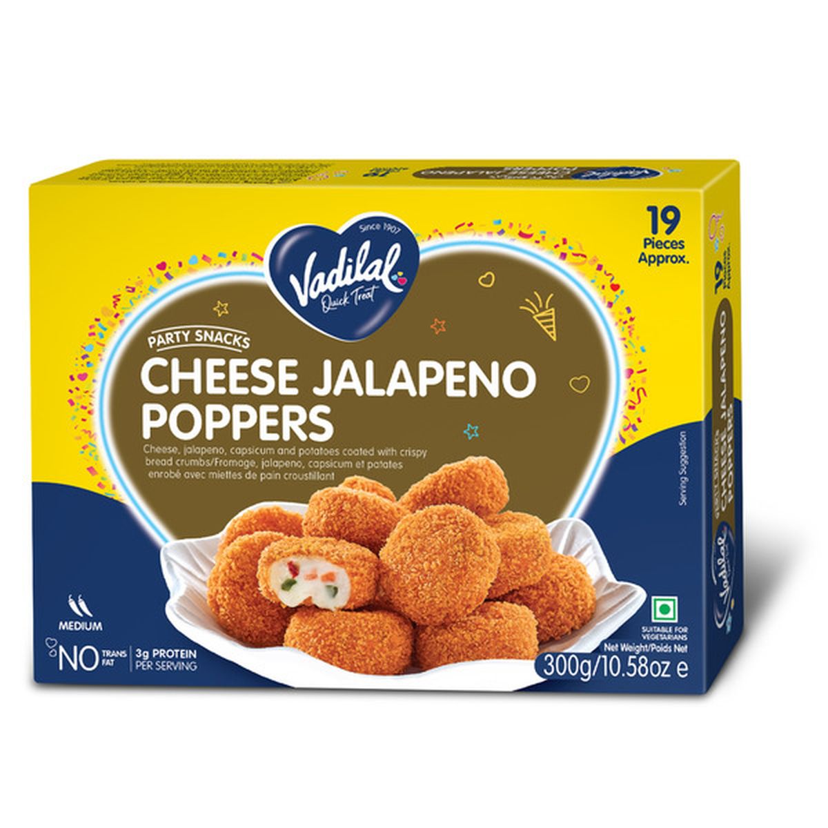 Vadilal Cheese Jalapeno Poppers