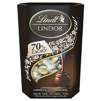 Lindit Lindor 70% Cocoa Dark Chocolate Shell