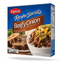Lipton beefy onion soup
