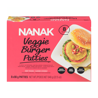 Nanak Veggie Burger Patties- 8 pcs