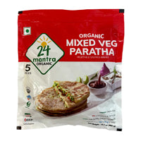 Organic Mixed Veg Paratha 5 pcs