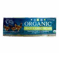 Organic Pine Belt Grade A Jumbo Brown Eggs