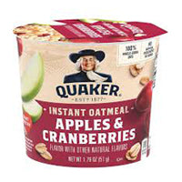 Quaker apple & Cranberries Oatmeal
