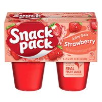 Snack Pack Strawberry Gel