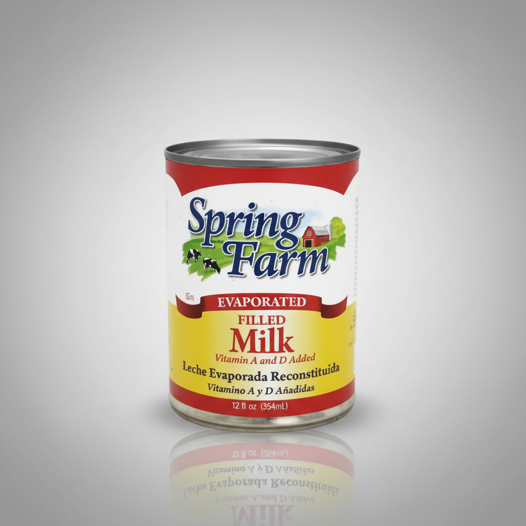 Spring Farm evaporated filled milk