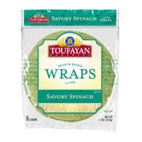 Toufayan Spinach Wraps