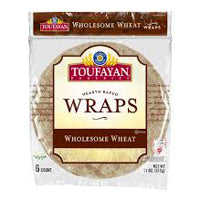 Toufayan whole wheat wraps 6 count