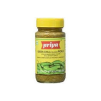Priya Green Chilli Pickle (without garlic)