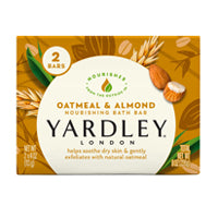 Yardley oatmeal/almond soap - 2 pc
